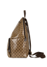 Travel Backpack, &pound;395, Handbags, Brown, Canvas/Crystal, Bottom view